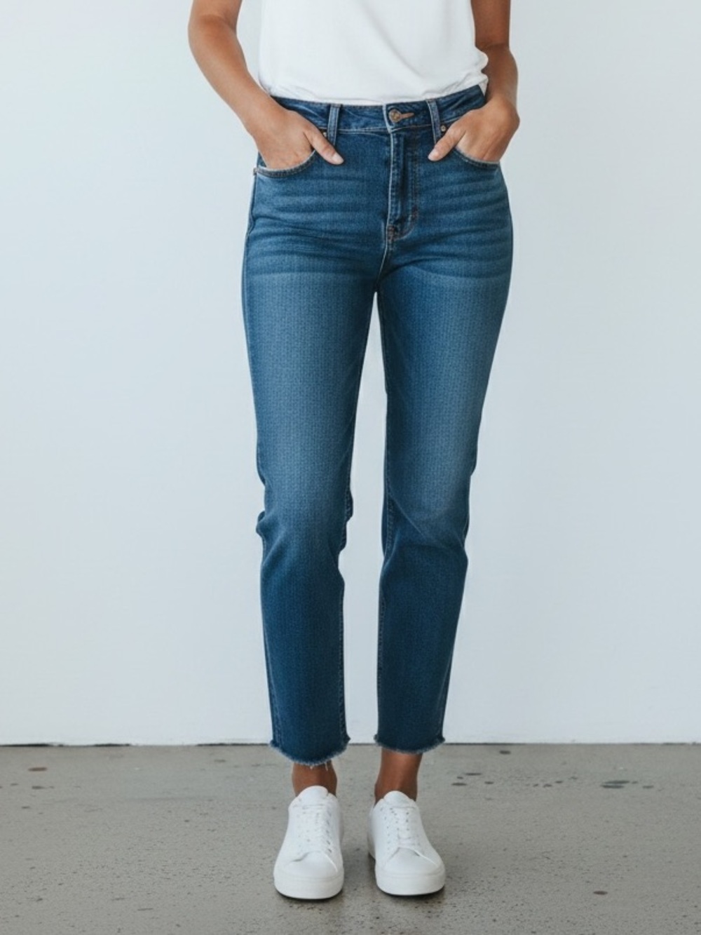 Madewell 10 Inch High Rise Skinny Jeans Medium Blue 34P